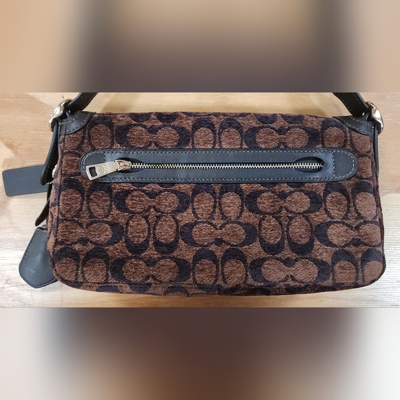 Coach Etta Small Flap In Signature Chenille - Picture 12 of 16